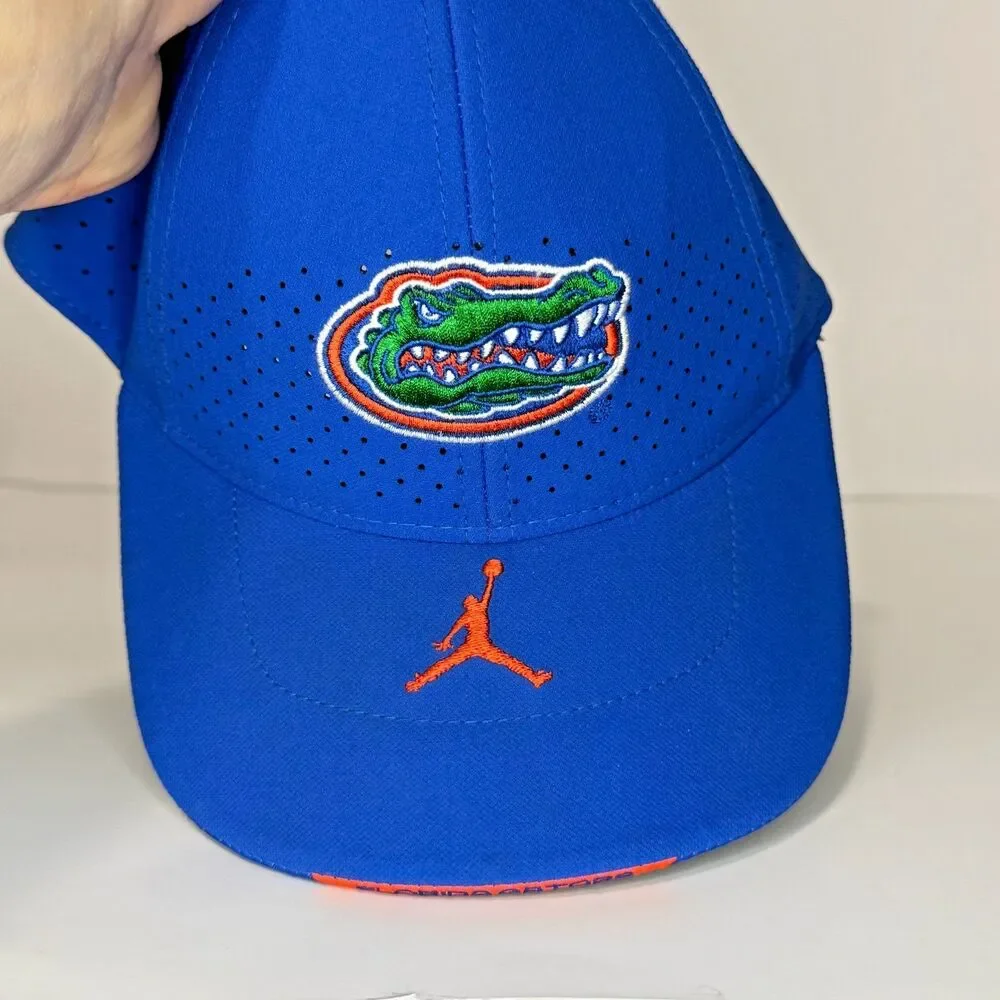 Florida Gators Jordan On Field Adjustable Hat Blue NCAA Cap Perf Strapback